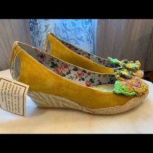 Brand new With tag Poetic License London crochet shoes